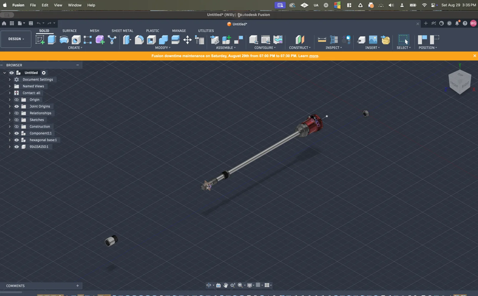Autodesk Fusion at 0:00