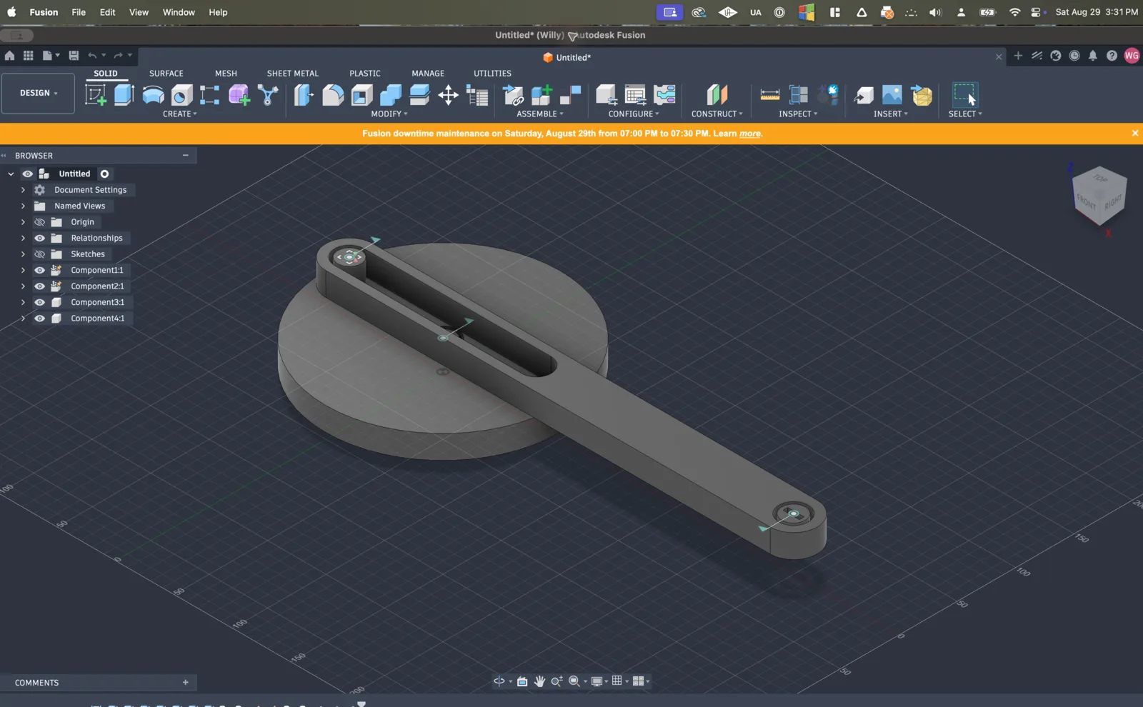 Autodesk Fusion at 0:00