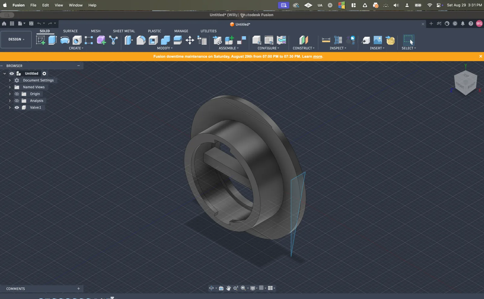 Autodesk Fusion at 0:12