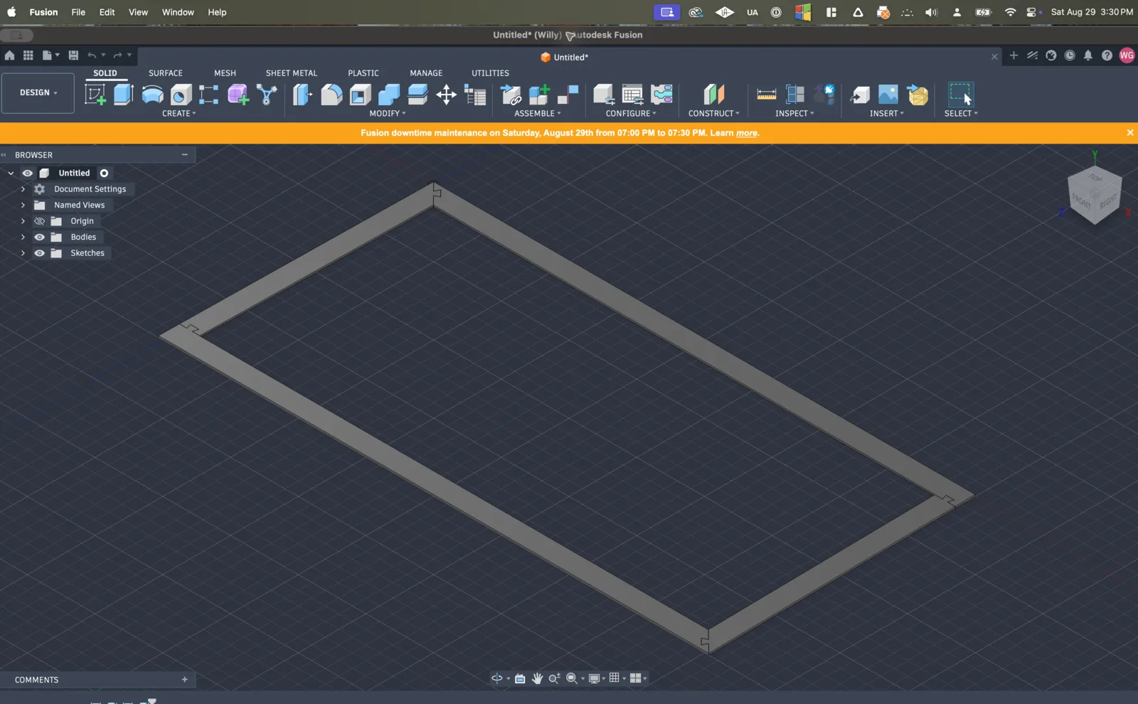 Autodesk Fusion at 0:00